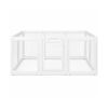 Pawz Dog Playpen 60cm Height Acrylic Clear Foldable DIY Dog Pen Indoor Use