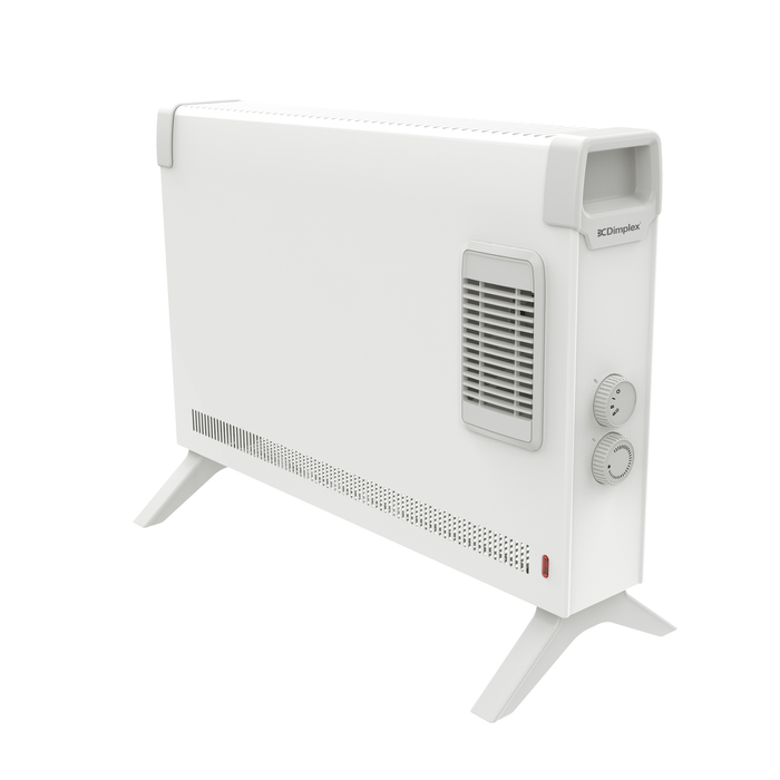 Dimplex 2kW White Convector Heater with Turbo Fan