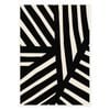 Galrie Striking Bold Black and White Abstract Art Print for Modern Decor, Poster Only, 70 x 100cm (28 x 40inch)