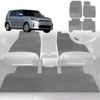 6D Diamond Car Floor Mats for Toyota Rukus 2010-2015-Full Set-Grey-Outback GT