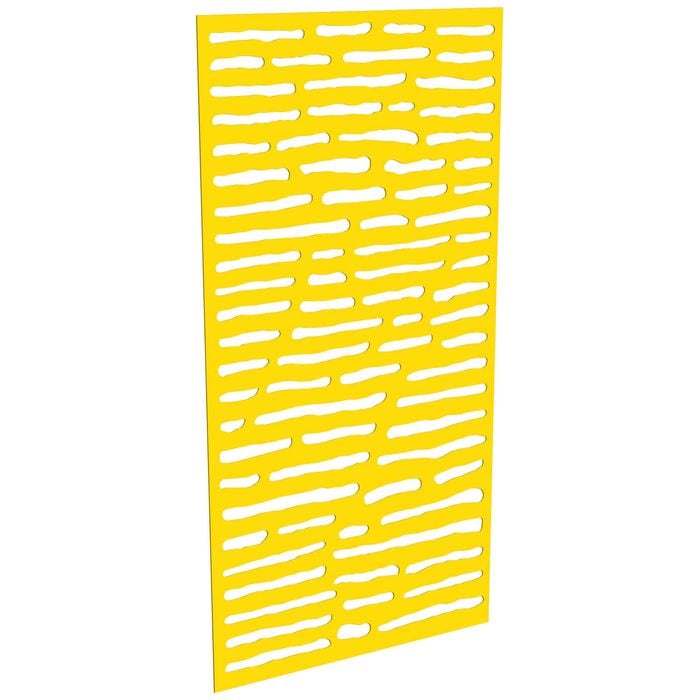 ProtectorAl 300-1200w x 1201-2400h Light Yellow/Gloss White Slate Unframed Composite Deco Panel