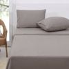 Bloomington Polar Fleece Sheet Set Double 30cm Wall Taupe