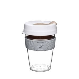 KeepCup Original Clear Edition Reusable 340ml Tritan Coffee Cup Travel Nimbus