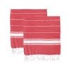 Nicola Spring Turkish Cotton Towel Set - Red - Pack Of 4