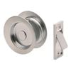 Gainsborough Satin Chrome Circular Passage Sliding Cavity Door Set