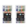 2pk 24pk Boyle Dual Tip Acrylic Markers Colour Set W/storage Case Non-toxic 3y+