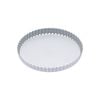 Mastercraft 23cm Anodised Round Flan/Quiche/Tart Tin - Silver