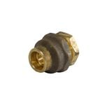 Brasshards 15FL x 15FL Brass Flared Compression Union