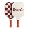 Everfit Pickleball Paddle Set Fibreglass Racquet Honeycomb Core With Bag Brown