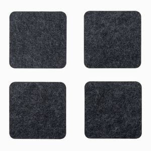 Desky Felt/cork Coaster - Dark Grey