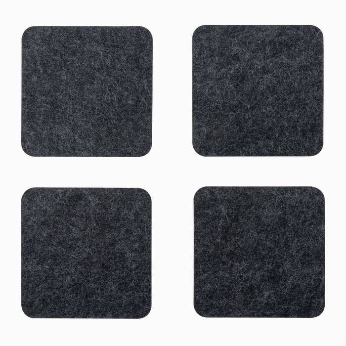 Desky Felt/cork Coaster - Dark Grey