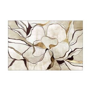 Artey | Neutral Garden Beauty - Stretched Canvas - Stretched Canvas - 80 x 120 cm