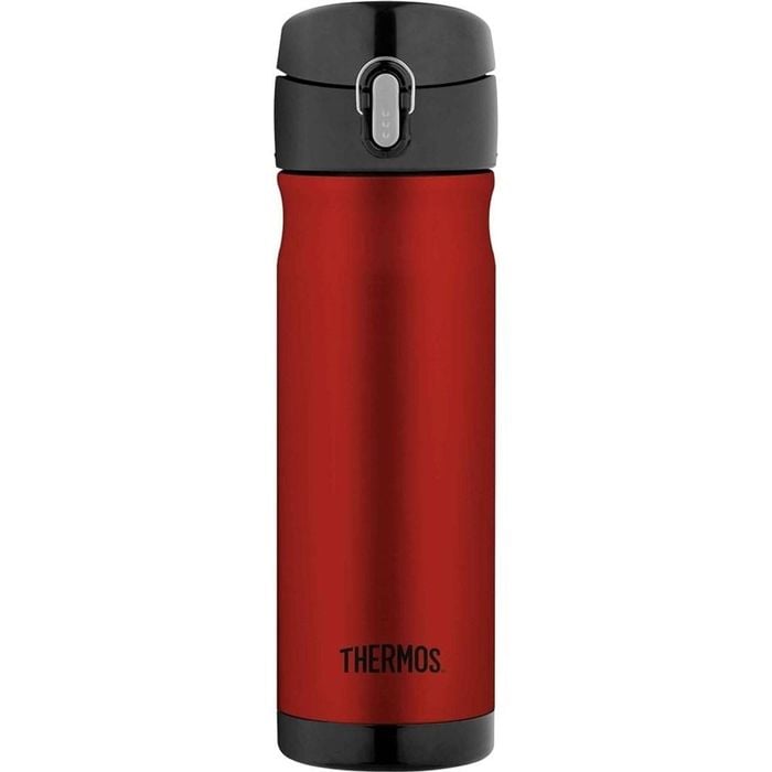 Stainless Steel Vacuum Insulated Commuter Bottle 470ml Red Thermos