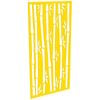 ProtectorAl 300-1200w x 1201-2400h Light Yellow/Gloss White Bamboo Unframed Composite Deco Panel