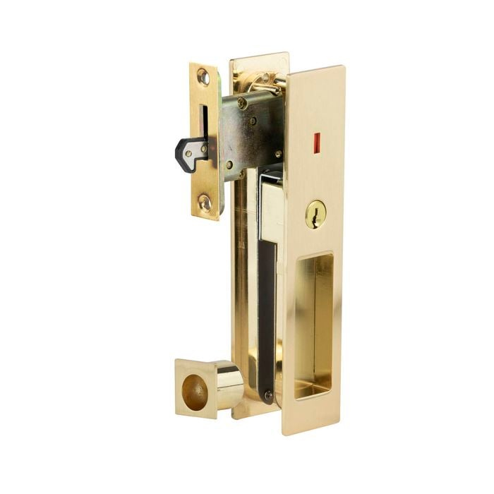 Sylvan Satin Brass Entrance Sliding Door Pull