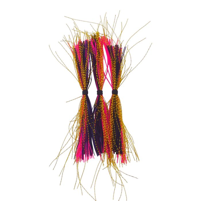 Dekoi Krystal Lure Skirts, Pink N Purple, Qty 3