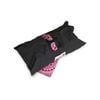 Sweet Goodbye COCOON - Soft Pet Casket - Burial & Cremation Ceremony Kit (Classic Cotton) | Black/Pink, XS