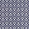 Reversible Indoor/outdoor Mats - Chatai A002 - Navy/white-150x240