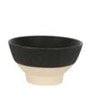 Belle Cartez Ceramic Bowl Small 25x13.5cm Round - Black