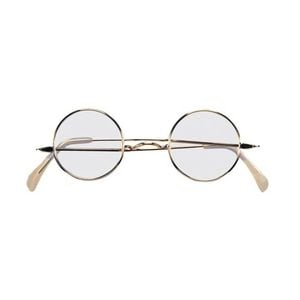 Rubies Round Santa Metal Glasses Christmas Dress-up Costume Eyewear Accessory
