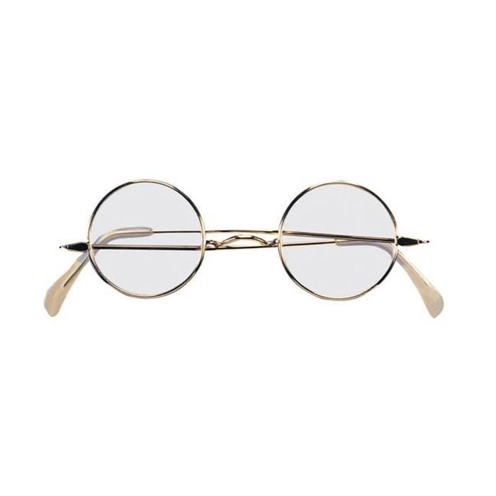 Rubies Round Santa Metal Glasses Christmas Dress-up Costume Eyewear Accessory
