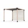 Toja Grid 3.05 x 3.05m Pergola Kit W/ Post Wall & Shade