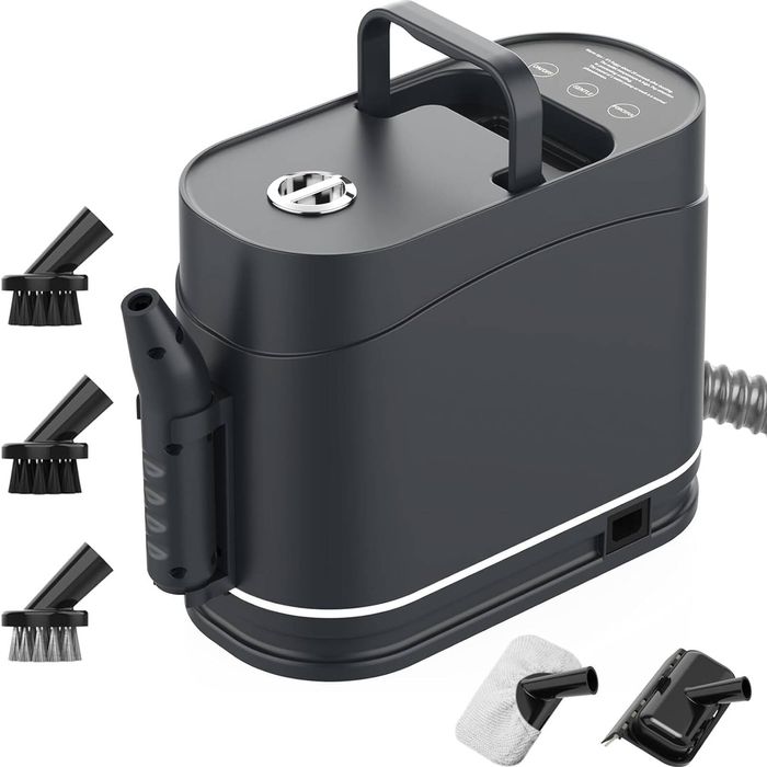 YOPOWER Steam Cleaner 1500W High Pressure Steamer Black