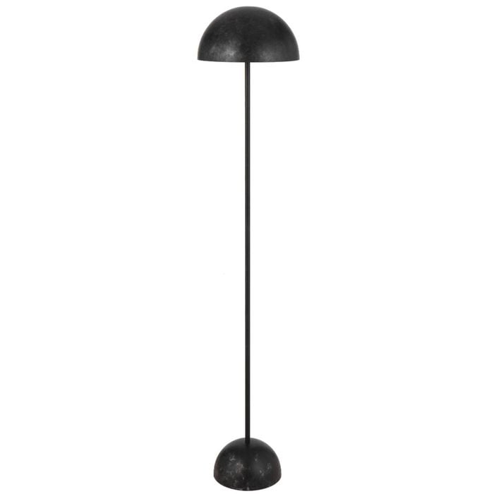 Telbix Ferum Modern Standing Floor Lamp Light Foot Switch Metal Black Patina