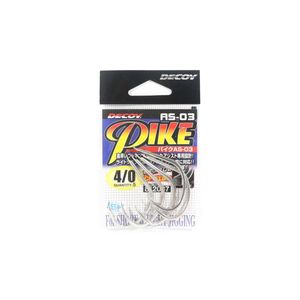 Decoy AS03 Jigging Single Pike Fishing Hook 4/0