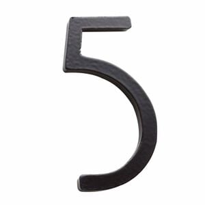 Sandleford 75mm BlZone House Number 5