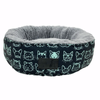 Kitty Club Black Cat Donut Bed