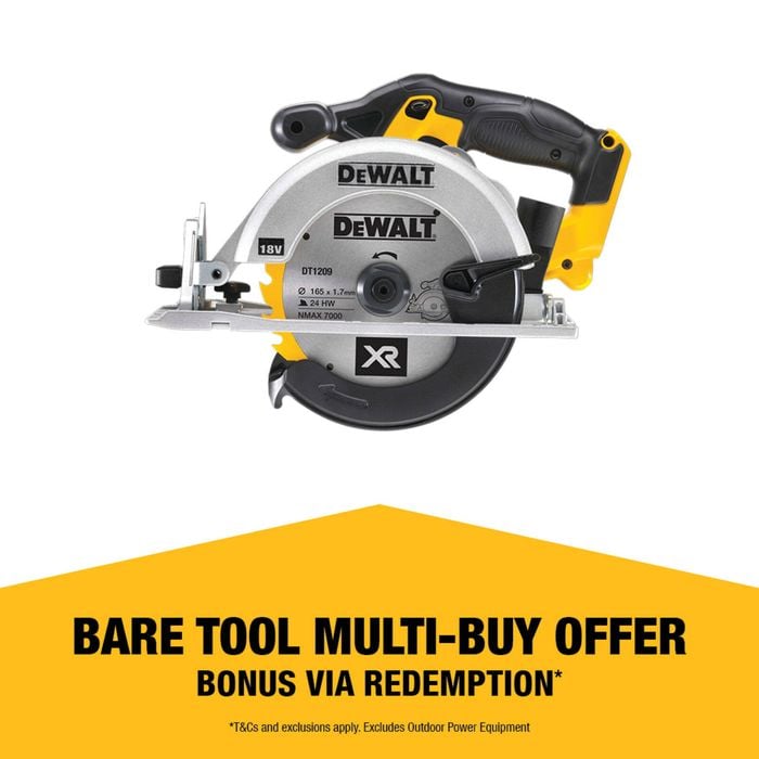 DeWALT 18V 165mm Cordless Circular Saw Skin Only Bunnings New Zealand