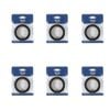 6pk Malli Sewing Hemming Diy Adhesive Sewing Fastening Tape 25mm X 18m Assorted