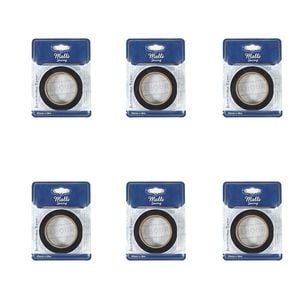 6pk Malli Sewing Hemming Diy Adhesive Sewing Fastening Tape 25mm X 18m Assorted