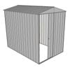 Build-a-Shed 1.5 x 2.3 x 2.3m Front Gable Single Sliding End Door Shed - Zinc