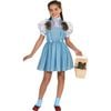 Dorothy Classic Halloween Costume for Girls Wizard of Oz Dress Up Outfit Set - Blue, 6-8-YRS