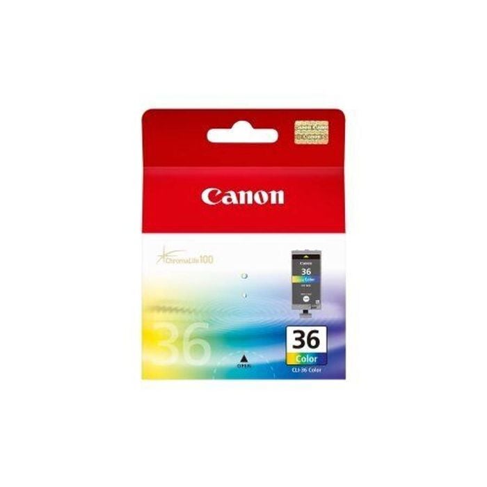 Canon Original Inkjet Ink Cartridge Cli36c Tri-colour Pack 12.2 Ml For Mini260, Ip100