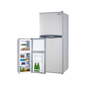 GECKO 125L Portable Upright Fridge, 12V/24V for Motorhome, Caravan, Silver