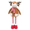 Urban Reindeer with Pockets Standing Decoration 75cm Red/Brown