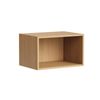 Kaboodle 300-399mm Oak Latte Customisable Deep Slimline Open Shelf