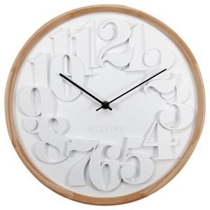 NeXtime Shunkan Japanese Design 28.5cm Wall Clock - White