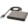 Startech.com Usb 3.0 To Quad Hdmi Adapter, Usb To 4x Hdmi Monitor Converter For Windows (no Support For Macos/chromeos/linux)