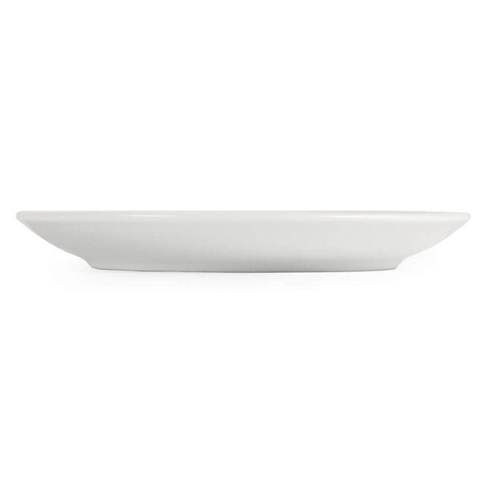 Olympia Coupe Plates Whiteware 12 Pack 180mm Vitrified Porcelain Commercial Tableware