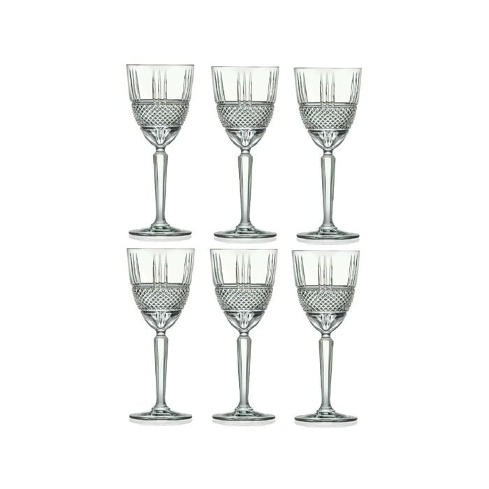 RCR Brilliante White Wine Glasses 230ml - Set Of 6
