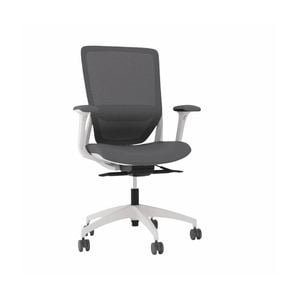 Olg Engage Office Chair With Arms Mesh Back Light Grey Seat