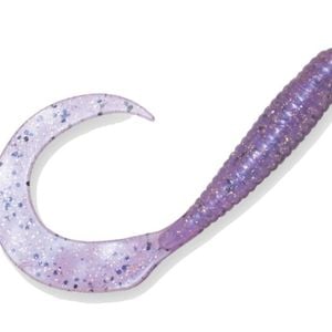 3 Pack of Zman 9 Inch Grubz Soft Plastic Lures - Violet Sparkle