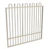 ProtectorAl 1201 - 1500 x 1500mm Paperbark Aluminium Garden Gate Loop & Spear With Mid Rail