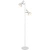 Telbix Hyvik Contemporary Standing Floor Lamp Light Metal White Matte