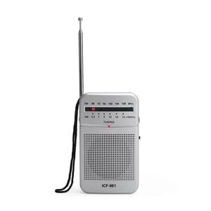 Mini Am/fm Portable Pocket Radio White