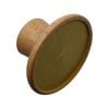 Adoored 45mm Mustard Round Cabinet Knob - 2 Pack